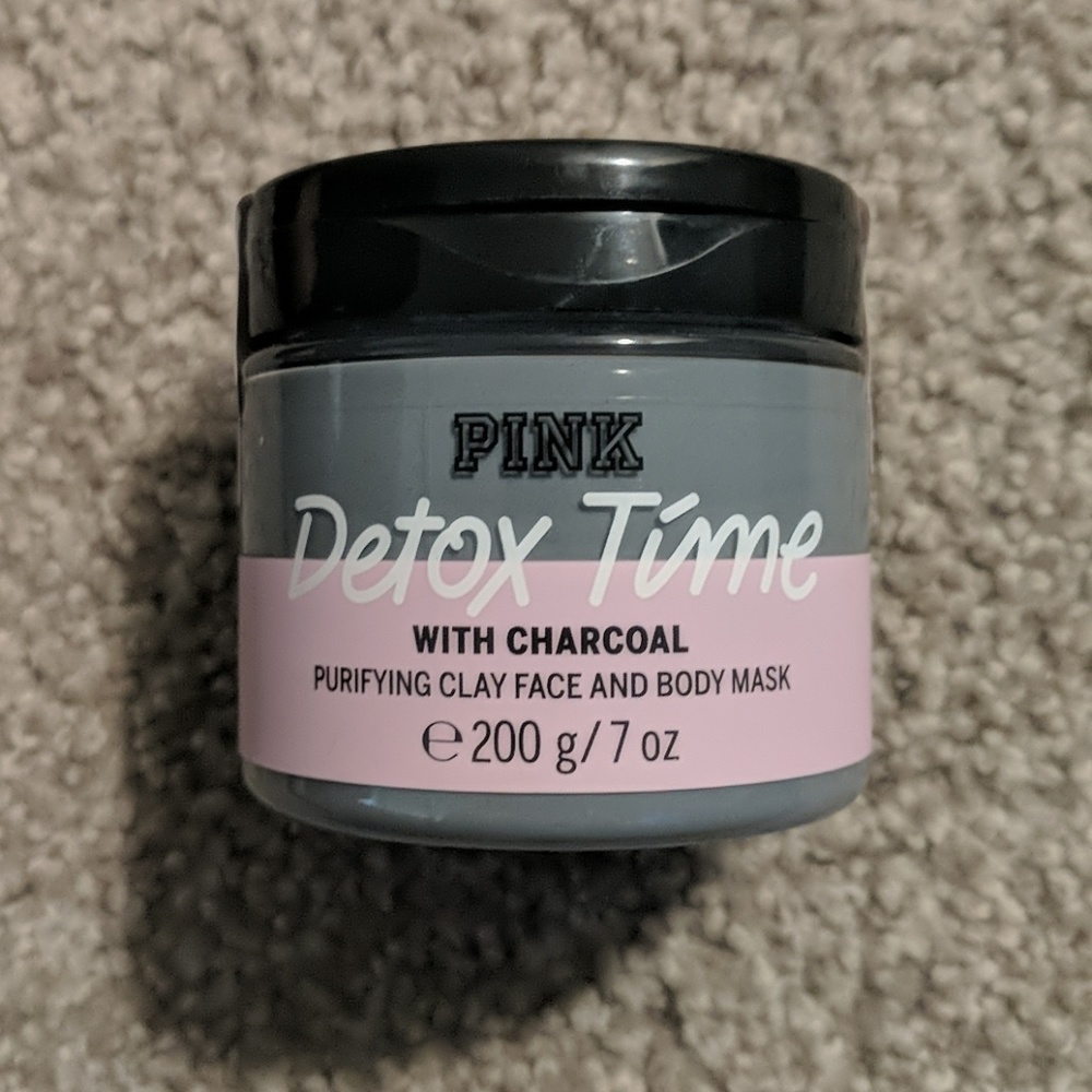 Brand new PINK charcoal face and body mask